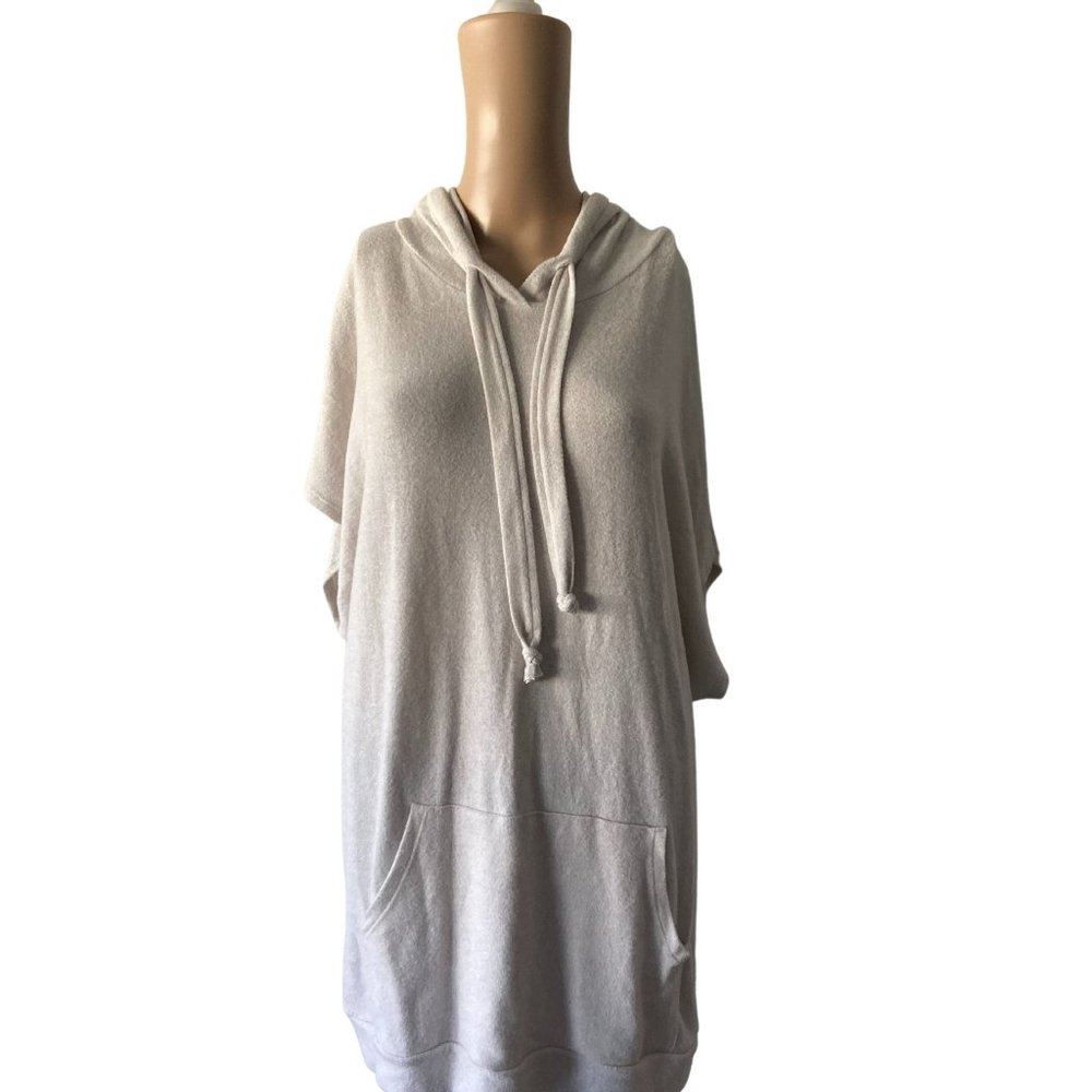 Women's Freeloader Oversized Ivory L Sleeveless Hoodie